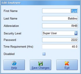 Employee Screenshot