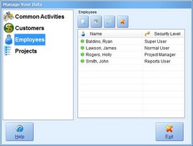 Manage Employees Screenshot