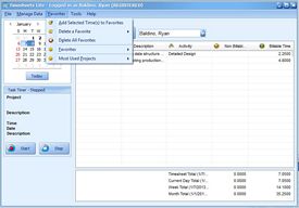 Timesheets Lite Favourites