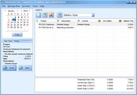 Time Tracking Software Screen Shot